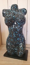 Lampe buste femme mosaique