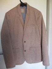 BURTON OF LONDON VESTE/BLAZER HOMME EN LIN/COTON DOUBLÉE COTON TAILLE 50 NEUVE
