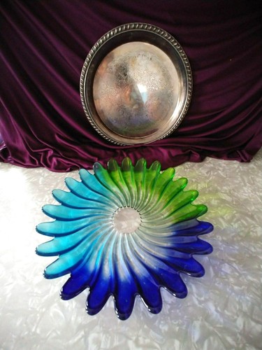 Leonard silver plated tray - plated,