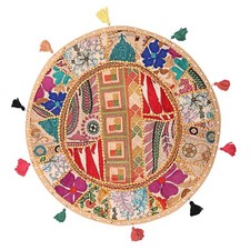 Coussin de sol en patchwork