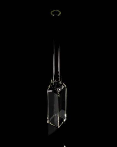 Fluorescence glass cuvette - glass,
