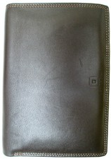 -AUTHENTIQUE portefeuille/porte-monnaie clipsé LE TANNEUR   cuir  TBE vintage 