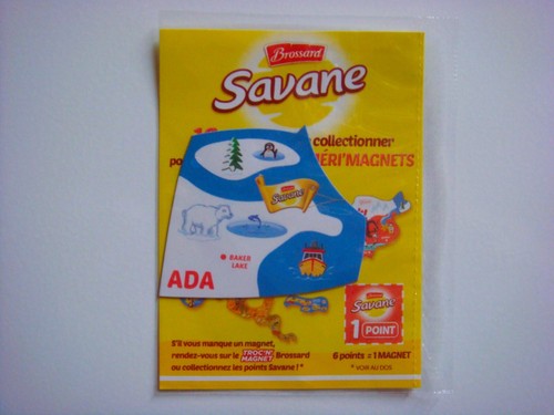 Magnet savane brossard carte - magnet,