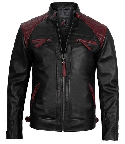 Men cafe racer real leather - racer,