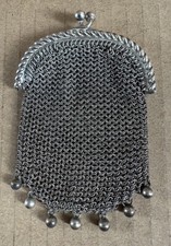 Aumônière en argent massif