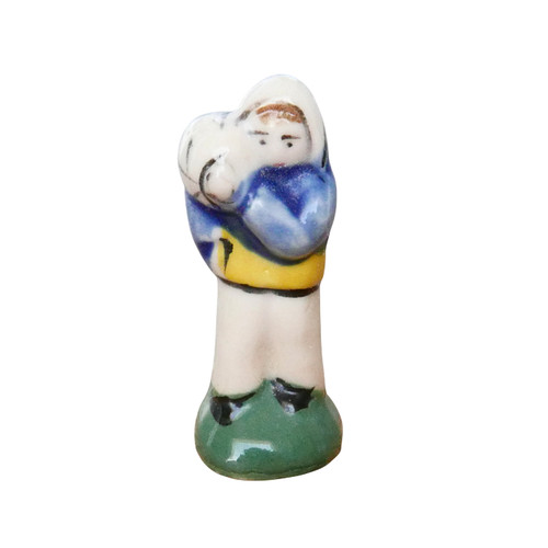 Feve ancienne artisanale homme - feve,