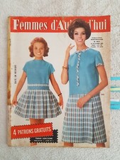 FEMMES D'AUJOURD'HUI N°911 18/10/1962 Mode Couture Anthony Perkins Maison Poupée