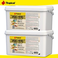 Tropical 2 x 5 L Insecte Menu Granules XXS pour Alles- Et Carnivore Poissons