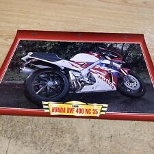 Honda RVF 400 NC35 1999 fiche carte moto passion collection Atlas