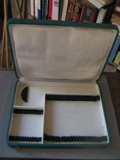 ++"542.12"   COFFRET ECRIN VIDE POUR MENAGERE EN METAL ARGENTE DE 37  PIECES