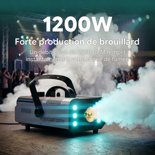 1200w machine fumée rgb 6 - machine, à