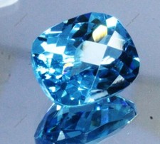 Coussin bleu aigue-marine