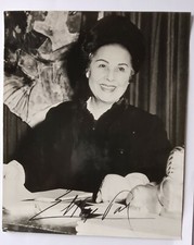 BELLE PHOTO NOIR & BLANC 18X22 DEDICACEE D'ELVIRE POPESCO