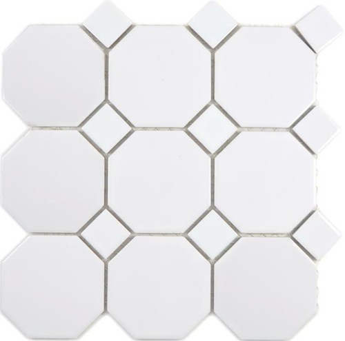 Mosaïque céramique blanche - mosaïque,