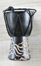 Petit tambour africain bois noir