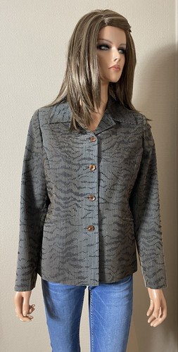 Veste blazer velours - en, gris
