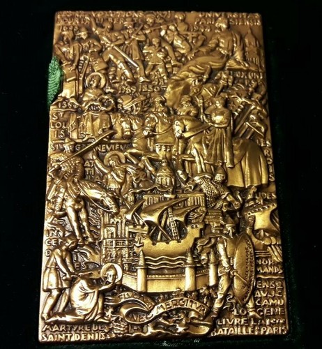 Médaille plaque bronze par - médaille,
