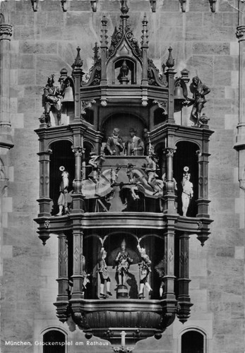 Allemagne munich glockenspiel - allemagne,