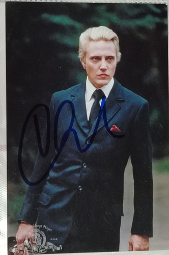 Autograph christopher walken - autograph,