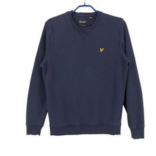 Pull À Col Rond Bleu LYLE &