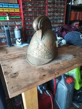 Casque de pompier ancien 