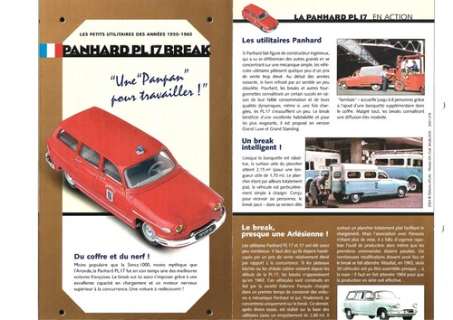 Panhard break fiche - break, /