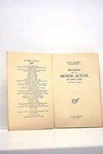 LIVRE ANCIEN VALERY REGARDS SUR LE MONDE ACTUEL 1945