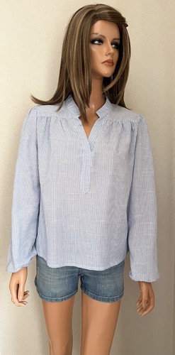 Blouse tunique rayée bleue - , &