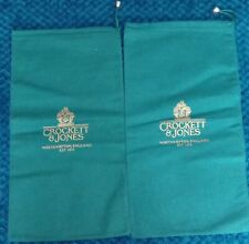  DEUX HOUSSES CROCKETT & JONES 37 cm/19,5 cm/ DUSTBAG 