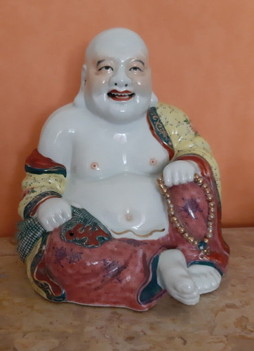 Bouddha rieur porcelaine - en,