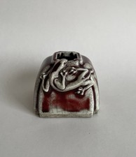 Vase / Pot A Pinceaux Chine? Porcelaine Sang De Bœuf  Oxblood