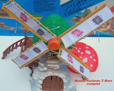 40200 Schtroumpf moulin blanc Smurf pitufo  puffi schtroumpfette complet