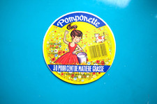 Vintage Etiquette Carton Fromage Pomponette Charente De Sers