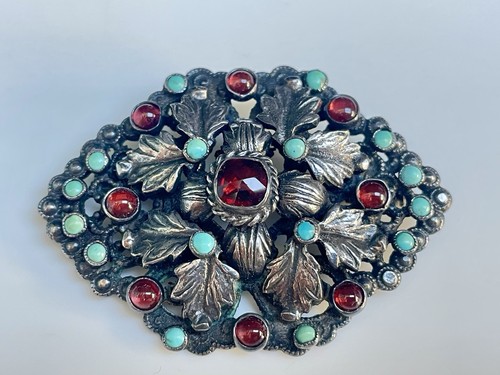 Broche austro hongroise grenat - austro,