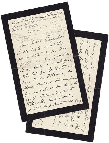 Marcel proust lettre - marcel,