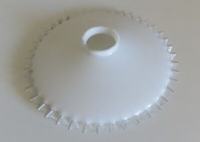 ABAT JOUR EN VERRE PLISSE POUR