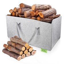 ® Sac en Feutre, 61 * 32 * 32cm, Panier à Bûches avec Poignée, Sac à Bûches e...