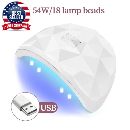 Nail dryer lamp light - uv, for