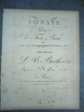 PARTITION VAN BEETHOVEN SONATE