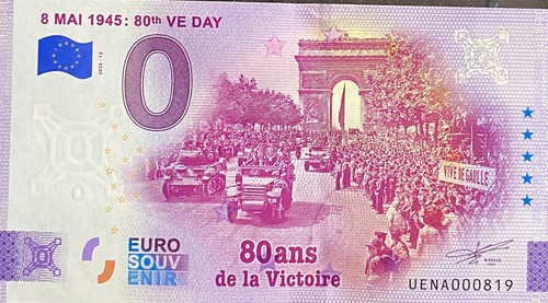 Billet euro mai 1945 80th - 0,