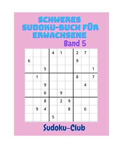 Schweres sudoku buch - schweres, sudoku-buch
