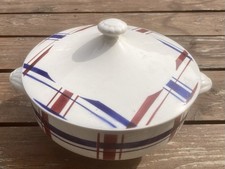 Soupière  Digoin Sarreguemines - Modèle Basque - Diamètre 22 cms - Très Bon État