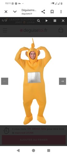 Déguisement teletubbies jaune - déguisement,
