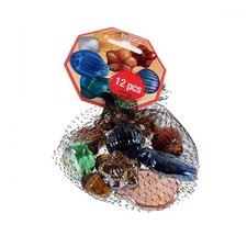 [COU500007] KIM'PLAY Sachet de 12 billes galets assortis