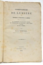D'HENRY (Louis). Condensateurs