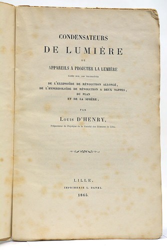 Henry condensateurs - d'henry, (louis).