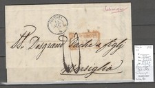 France -Lettre du Paquebot de la Méditerranée  PERICLES  - 1852 - Salonique