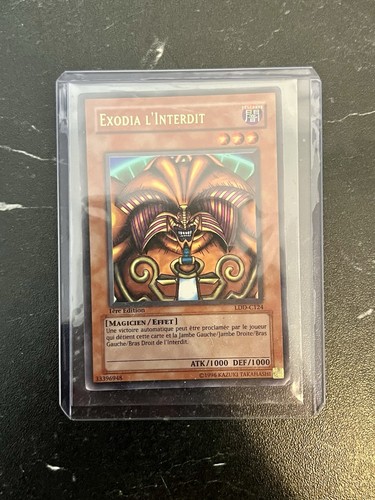 Exodia interdit 1er edition - exodia,