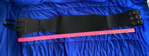Vtg 1950s buco black leather - black,