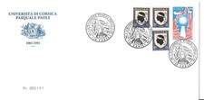 FRANCE  1991  FDC  PASCAL PAOLI   YT 755  .....